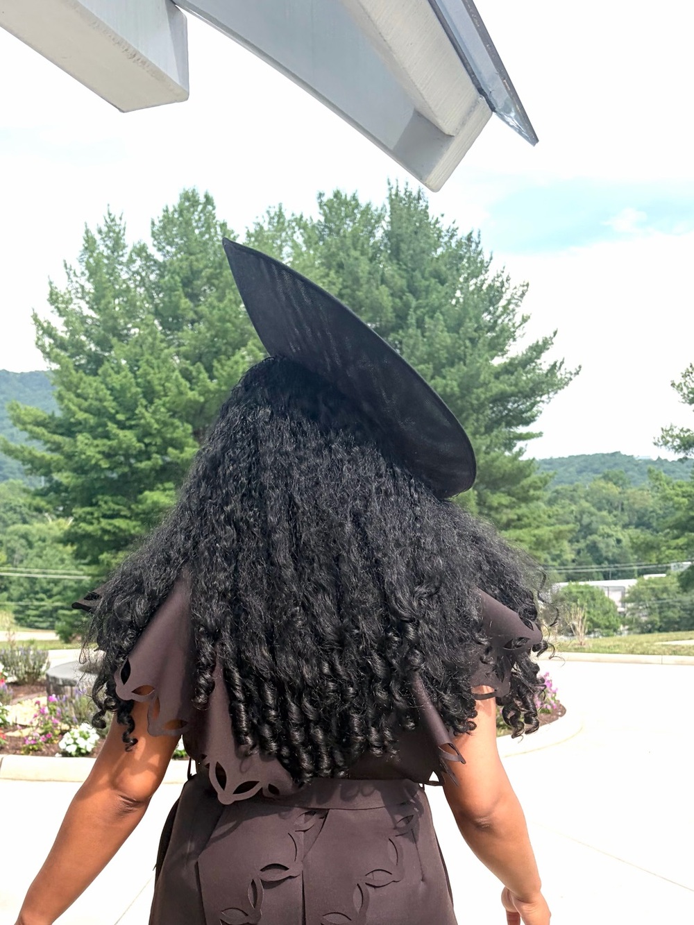 Black clip on hat! Make a statement